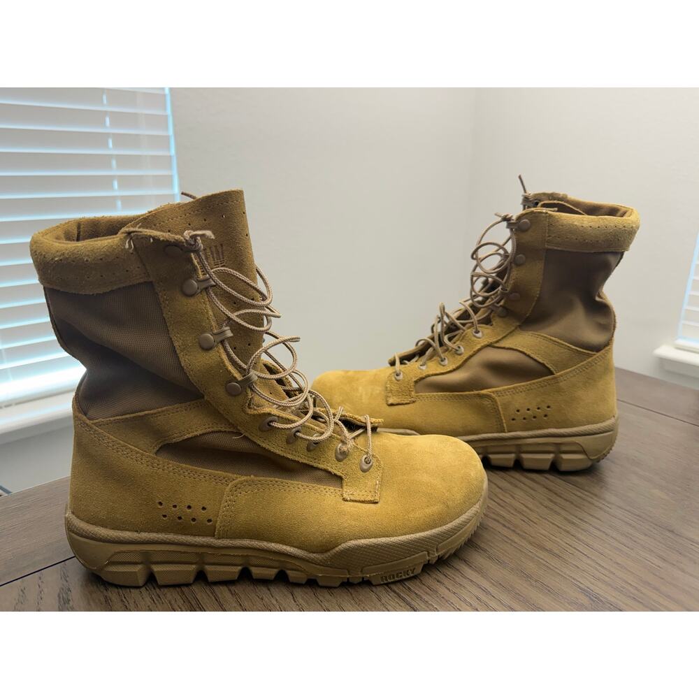 Rocky RLW Lightweight Military Combat Boots Coyote Brown 11M (RKC042)